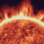 Epic sun surface flare prominence solar system