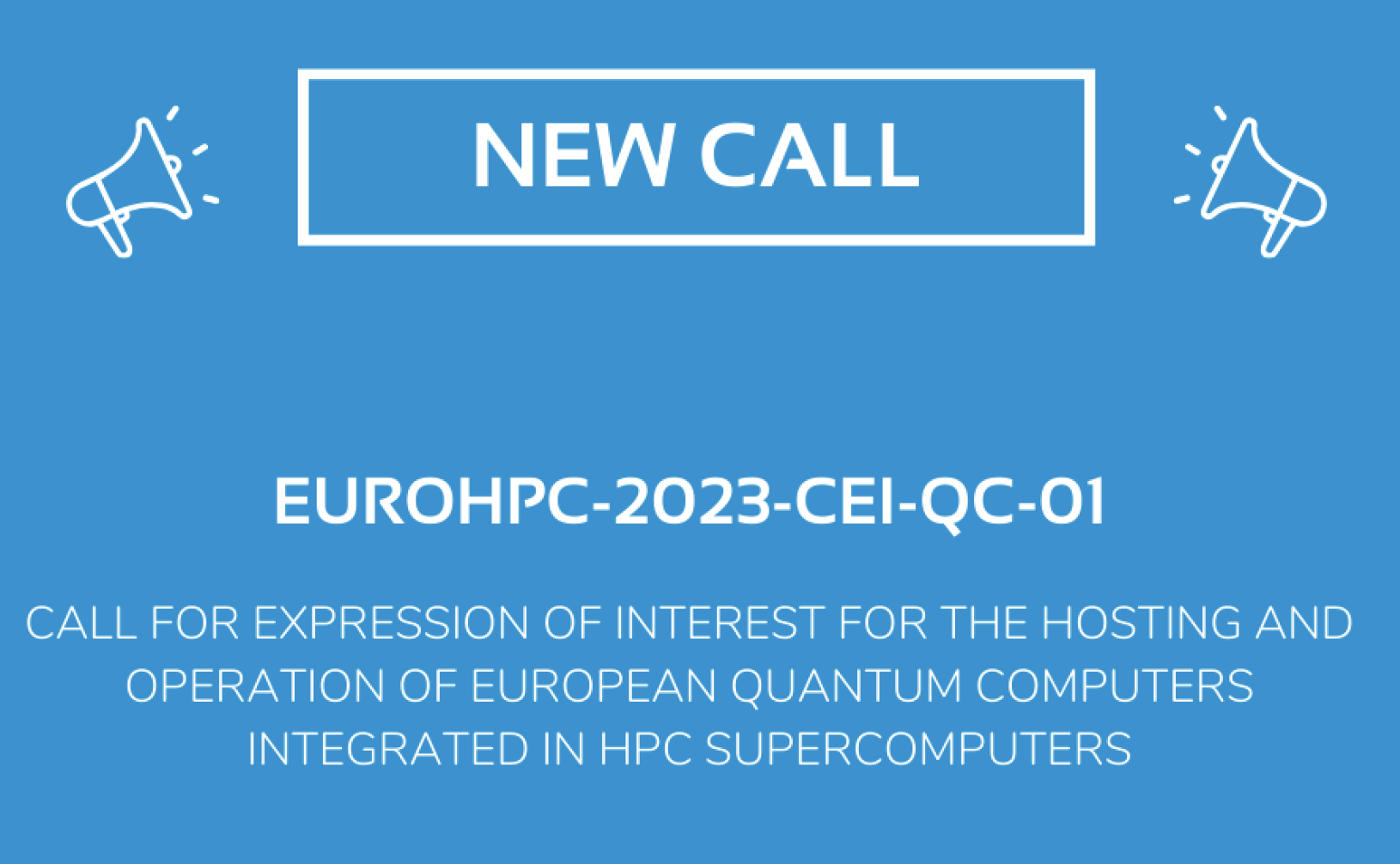 EuroHPC call of interest