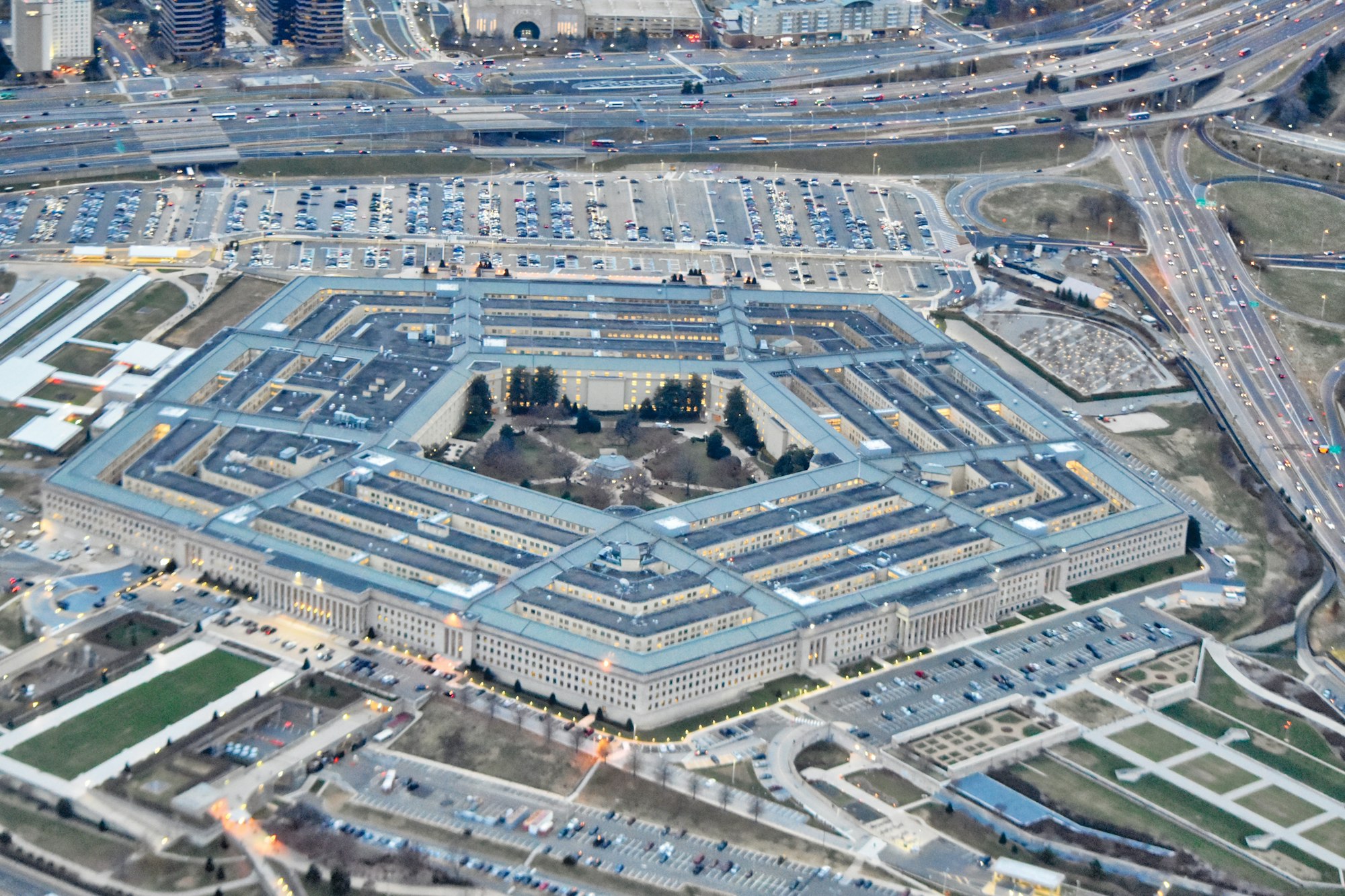 The pentagon in Washington DC. Politics military