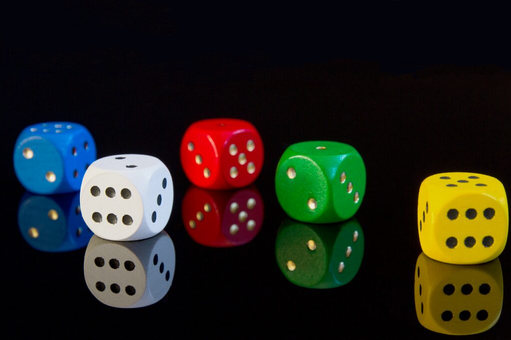 dice, gambling, gamble