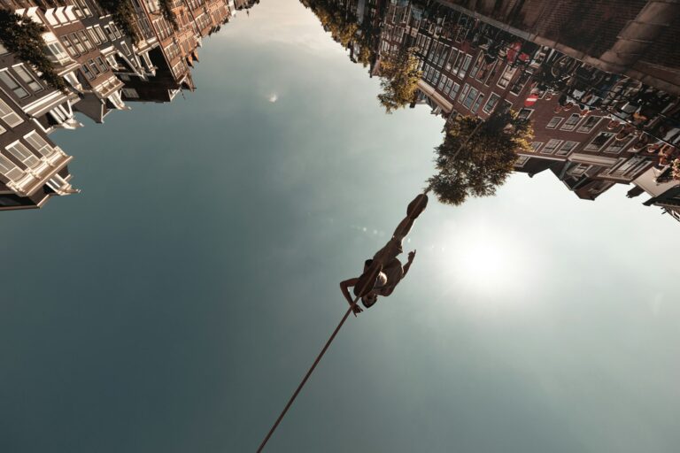 Tightrope walker, Amsterdam