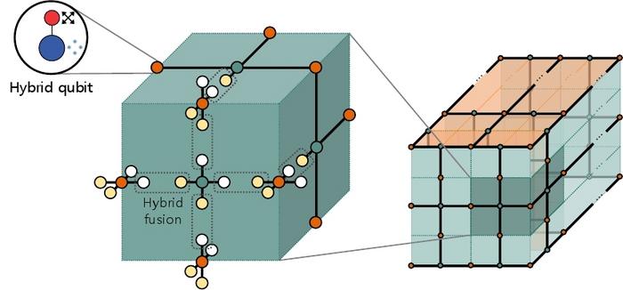 hybrid cv dv qubit