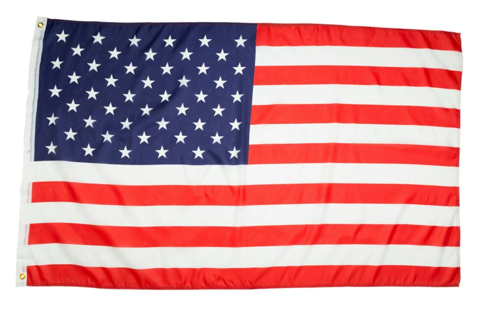 Flag of the United States of America.