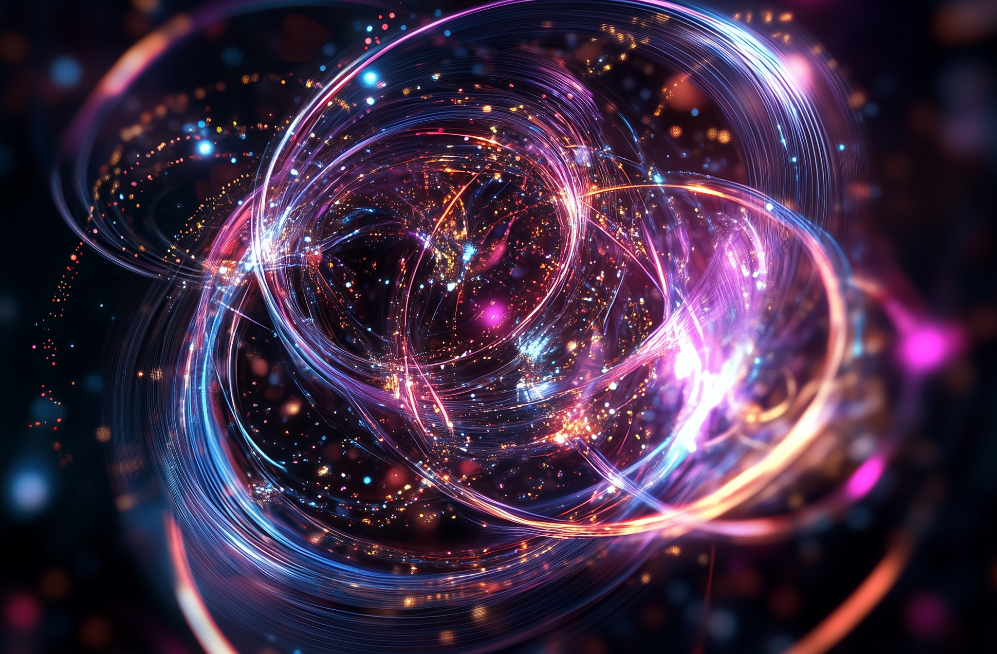 particle collisions generated