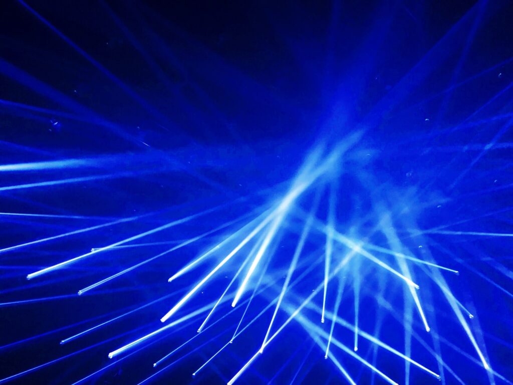 Blue laser lights