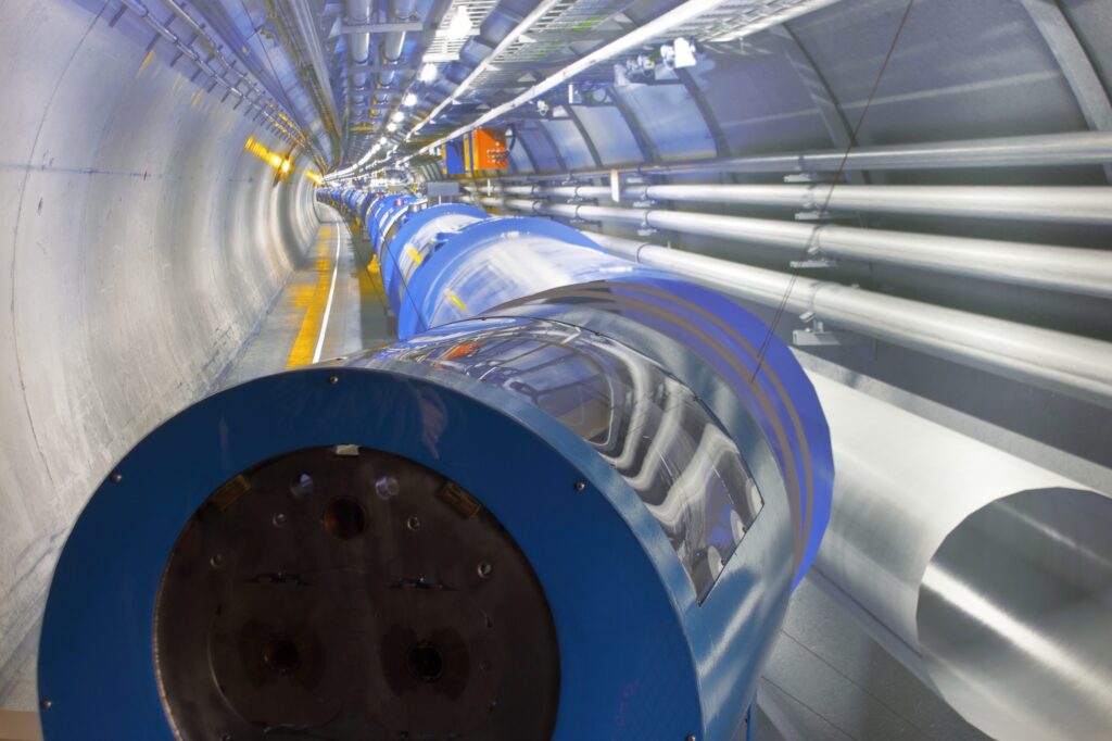 Detail of the accelerometer sites at Cern in Geneve