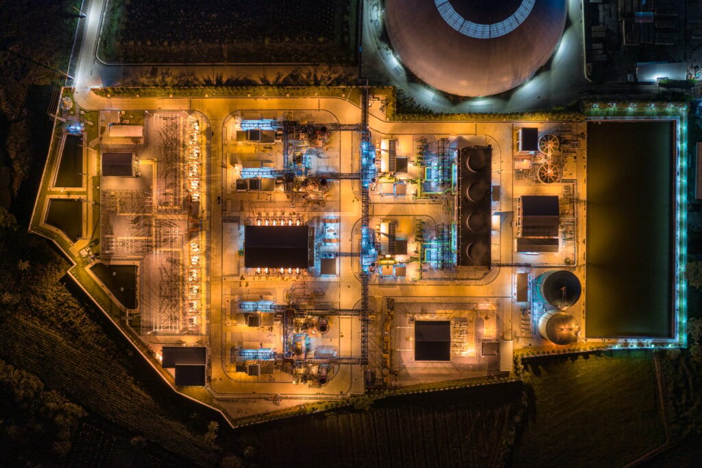 Electric power plant substation illumination, Export-oriented manufacturing packaging