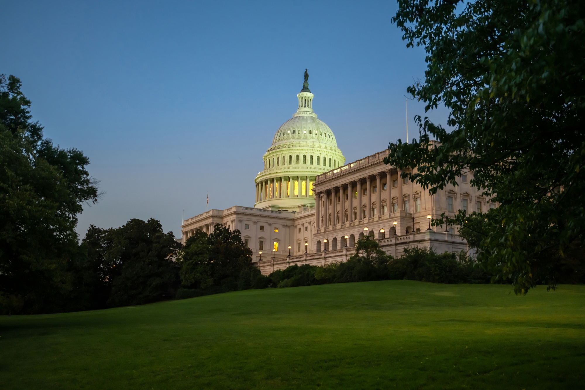 The United States Capitol building in Washington DC, United States of America