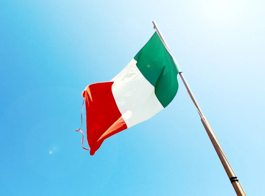 Image of the Italy flag