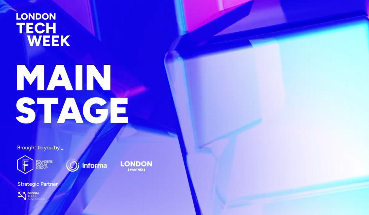 London Tech Week event branding - image.