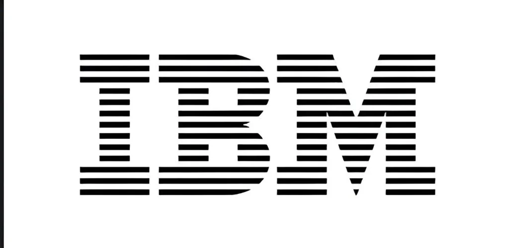 IBM Logo on plain background