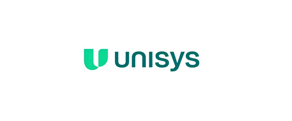 Unisys logo on plain background