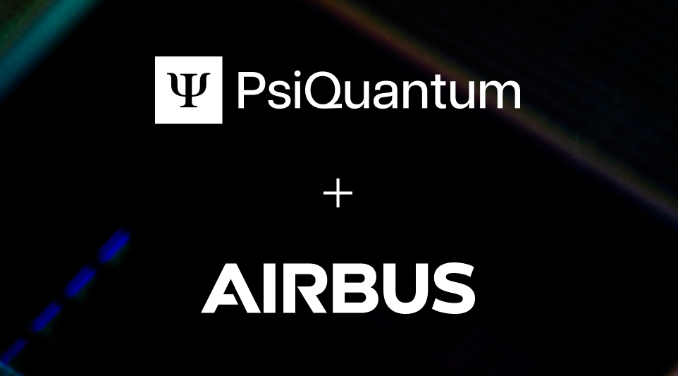 PsiQuantum x AIRBUS picture showcasing their collaboration