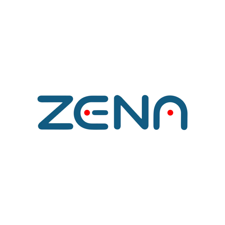 ZenaTech logo on plain background