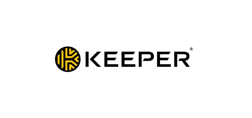 Keeper Security logo on plain white background
