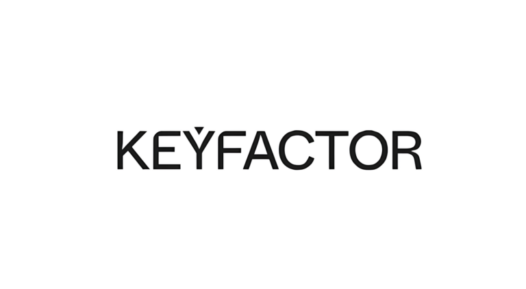 Keyfactor logo on plain white background