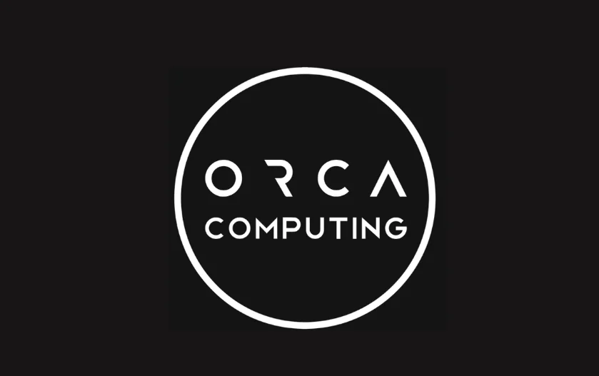 Orca computing logo on plain black background