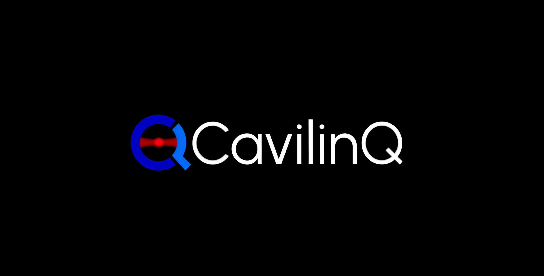CavilinQ logo on plain black background