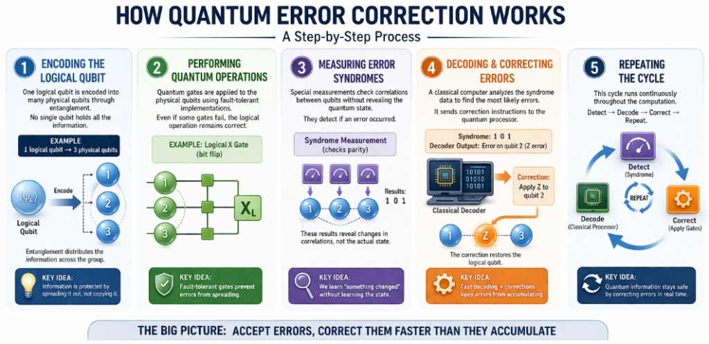 How quantum error correction works
