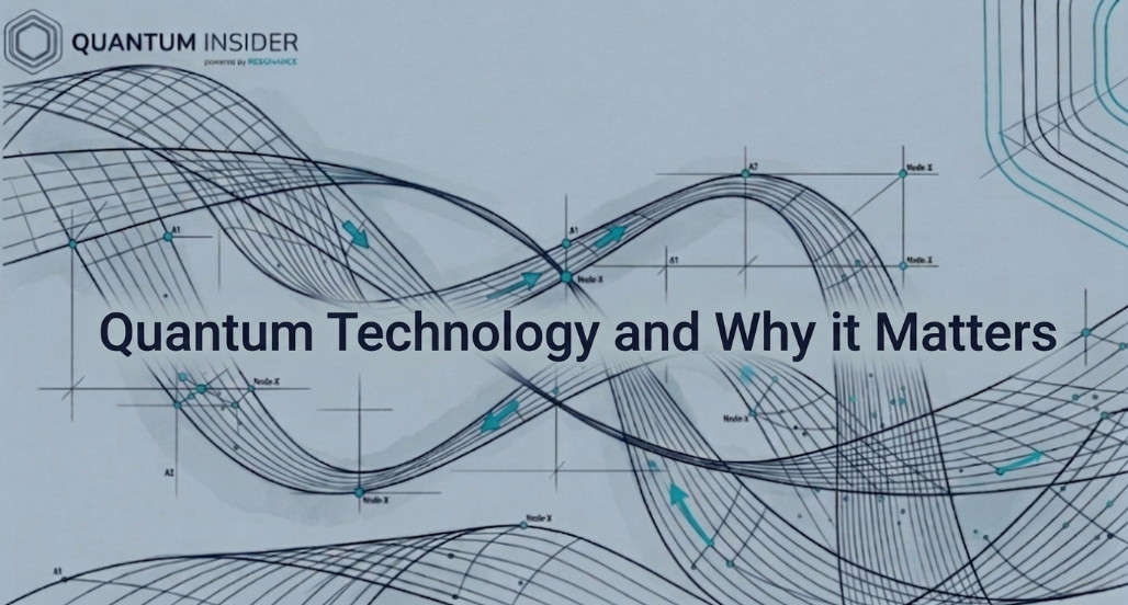 Picture displaying "what quantum technology is and why it matters" text