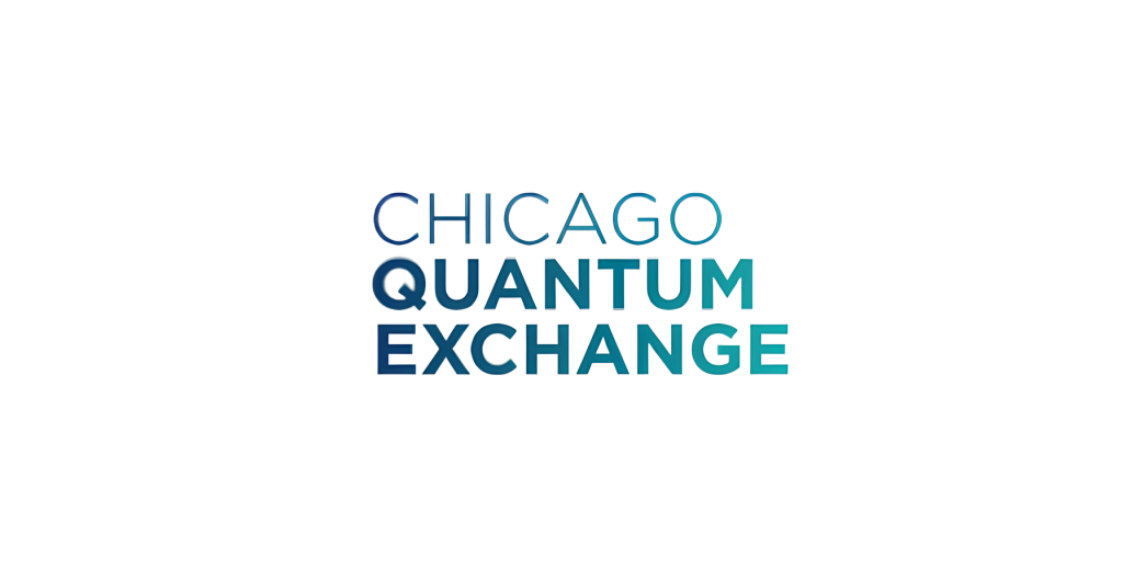 Chichago Quantum exchange logo on plain whtie background