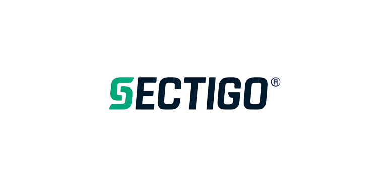 Sectigo logo on plain white background
