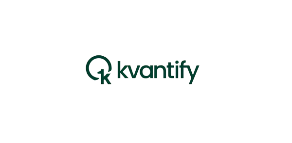 Kvantify logo on plain white background