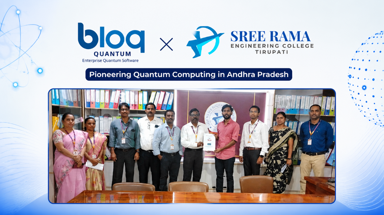 Srirama Engineering College partners with BLOQ Quantum.