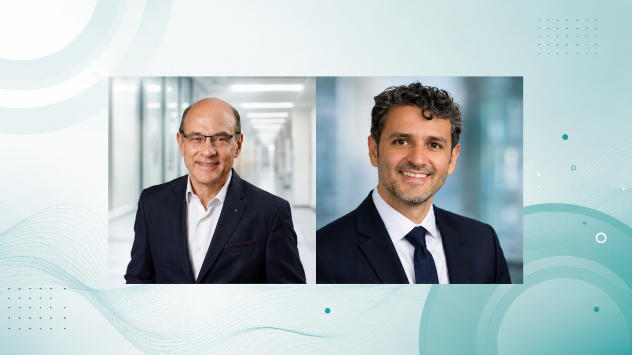 Left: Dr. Charles Woychik, VP of Business Development. Right: Dr. Navid Asadizanjani, Associate Professor at the University of Florida