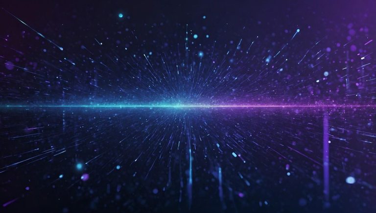 ai generated, molecules, physics, quantum physics, particles, waves, relativity, electrons, light, matter, photons, dualism, abstract, technology, line, design, pattern, fractal, energy