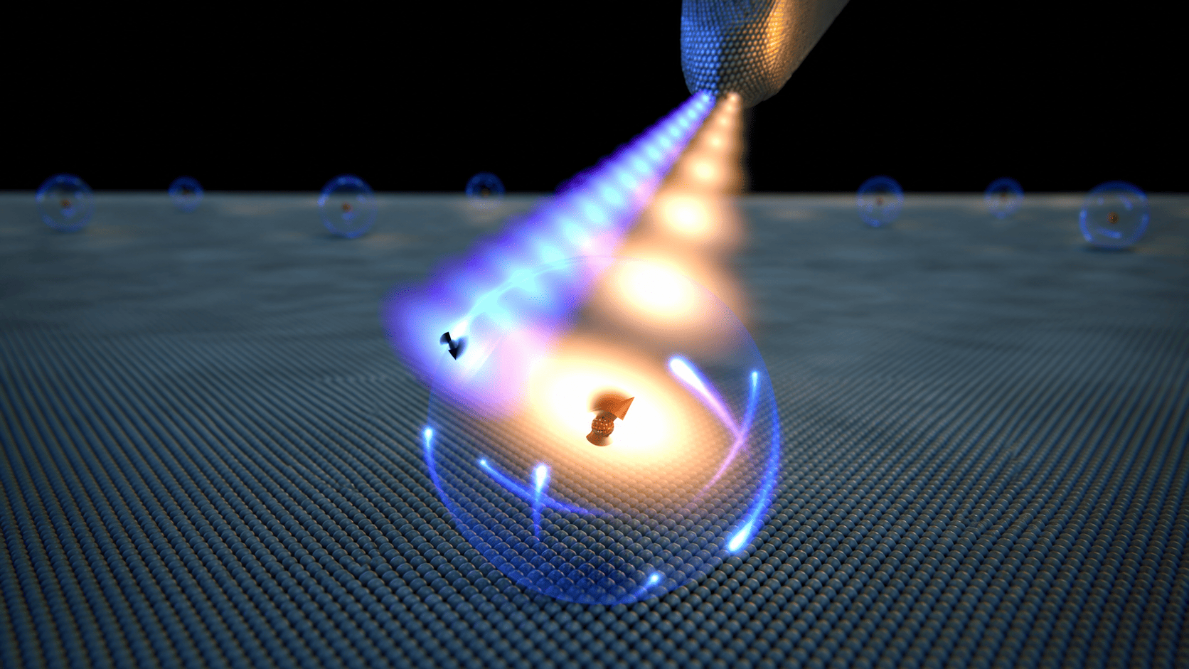 Delft Researchers Control The Magnetic Core of a Single Atom