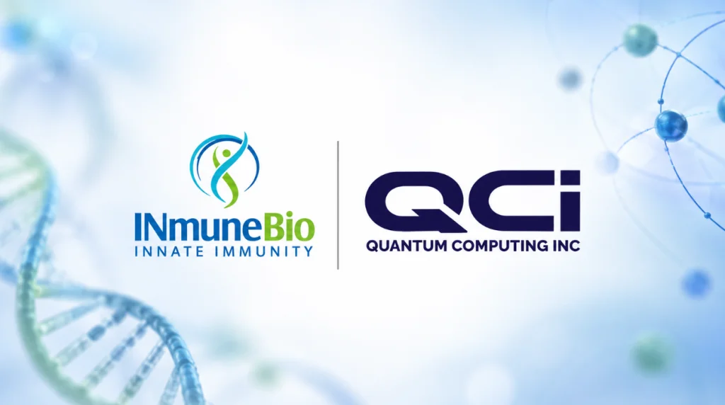 INmune Bio and QCi LOGO
