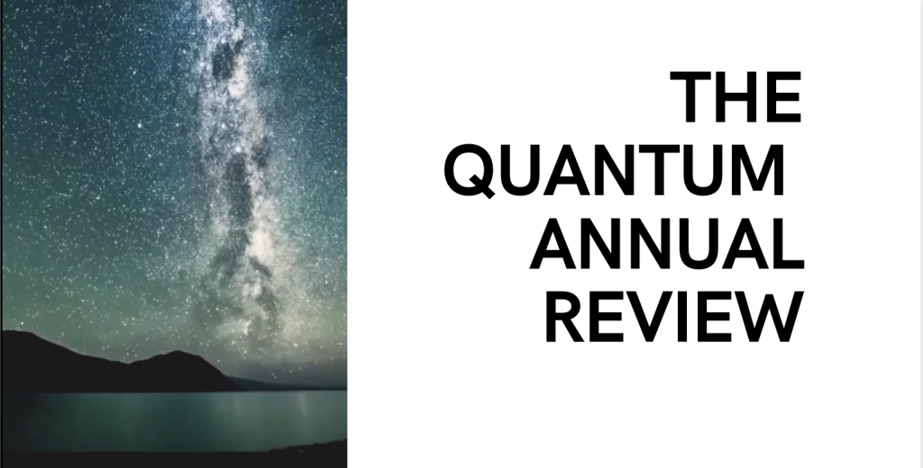 The Year That Was Quantum The Quantum Daily Releases Its Annual Report, Top Ten of 2020