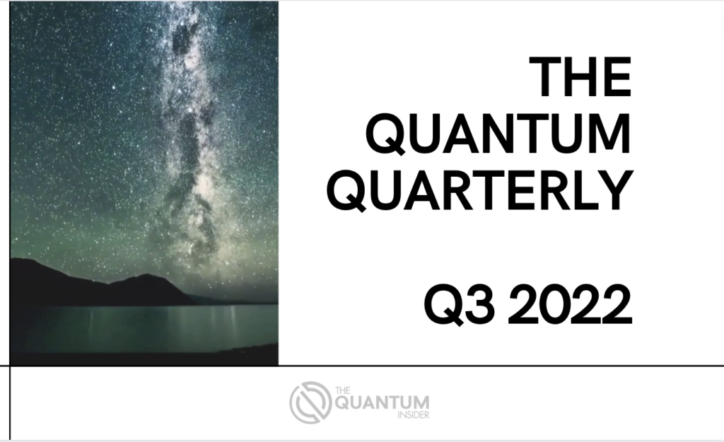 TQI’s Q3 Report: Quantum Industry Reaches $1 Billion-plus in Private Capital Mark in 2022 Q3